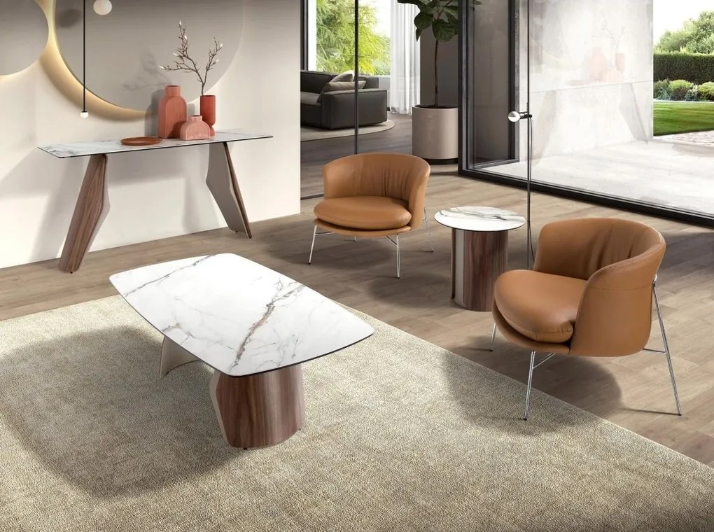 Consola design LUX Porcelain Marble