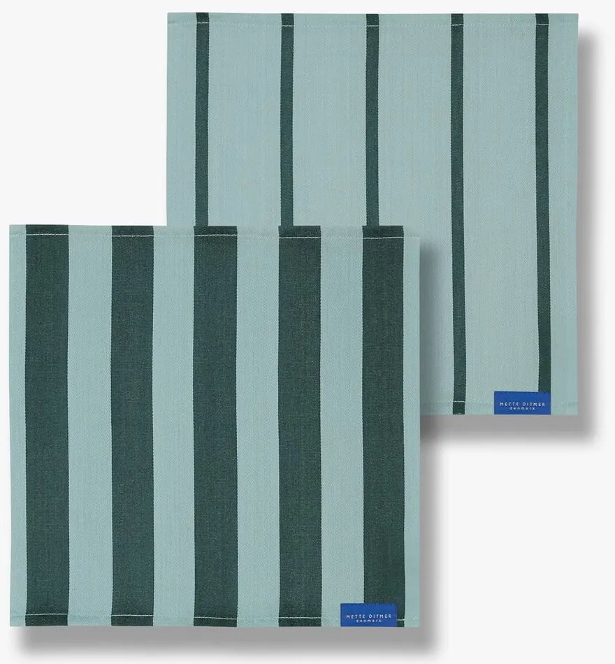 Șervețele 2 buc. din material textil Stripes – Mette Ditmer Denmark