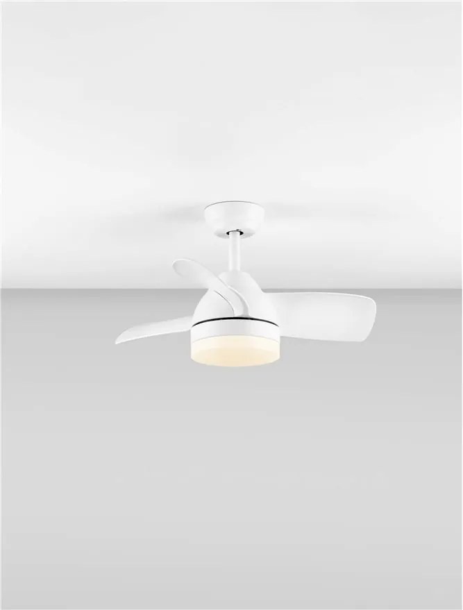 Lustra LED cu Ventilator si telecomanda NERINA alb