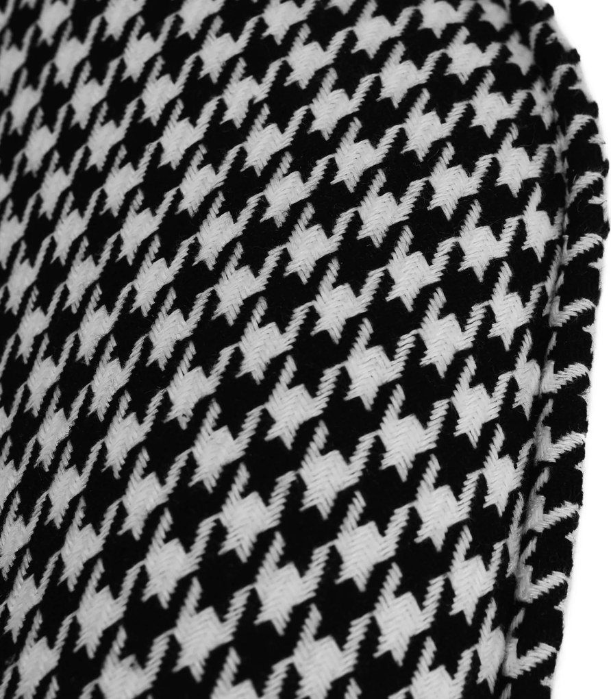 Scaun pivotant de lux, cu model / negru, KAILAN