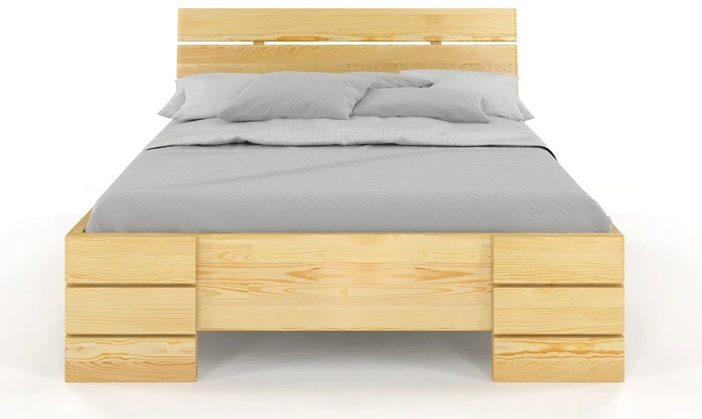 Pat matrimonial 160 cm Lorenskog High (pin). Promo -27%. 800244