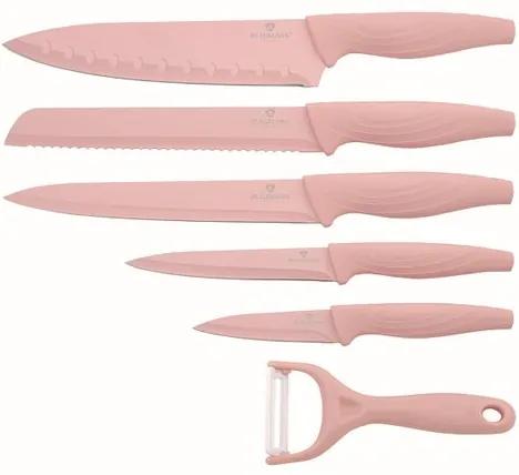 Set de cuţite Berlinger Haus, 6 piese, Pastel Chef Line, roz
