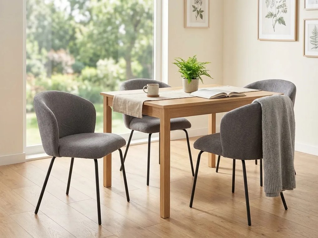 Scaun de dining KEVIN VARDO gri