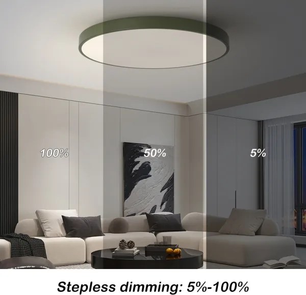 Brilagi-LED Corp de iluminat cu dimmer POOL SMART LED/100W/230V 80 cm Wi-Fi Tuya+telecomandă, verde