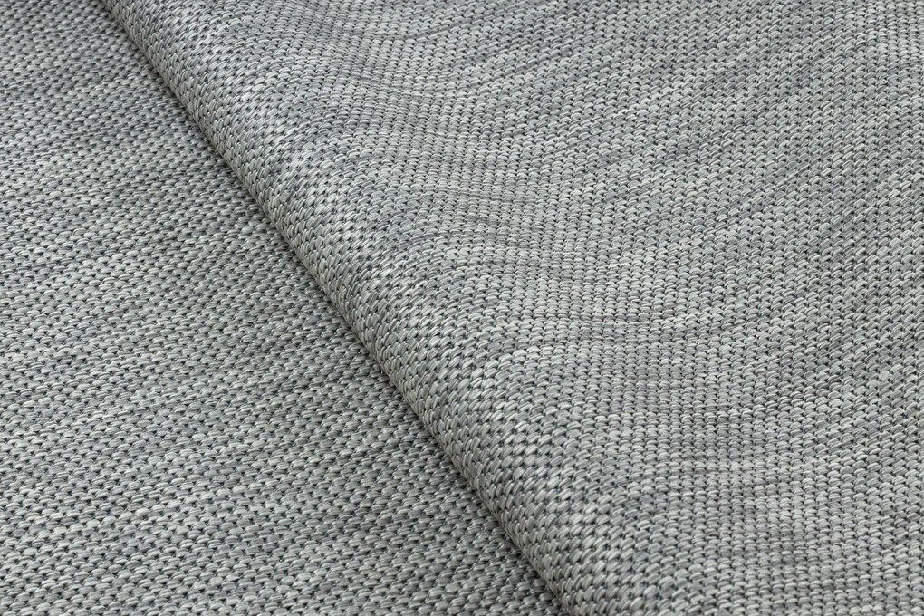 Covor, traversa SISAL SION A5165A Melanj țesute plate gri