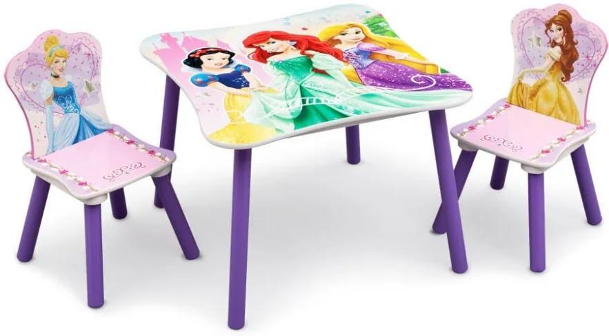 Set masuta si 2 scaunele Disney Princess Friendship