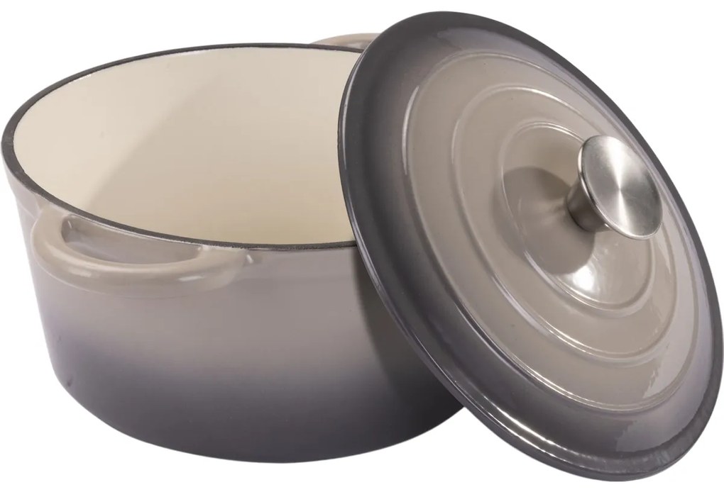 Oală din fontă Lamart LT1302 Iron 24 cm, 3,6 l, 3,6 l