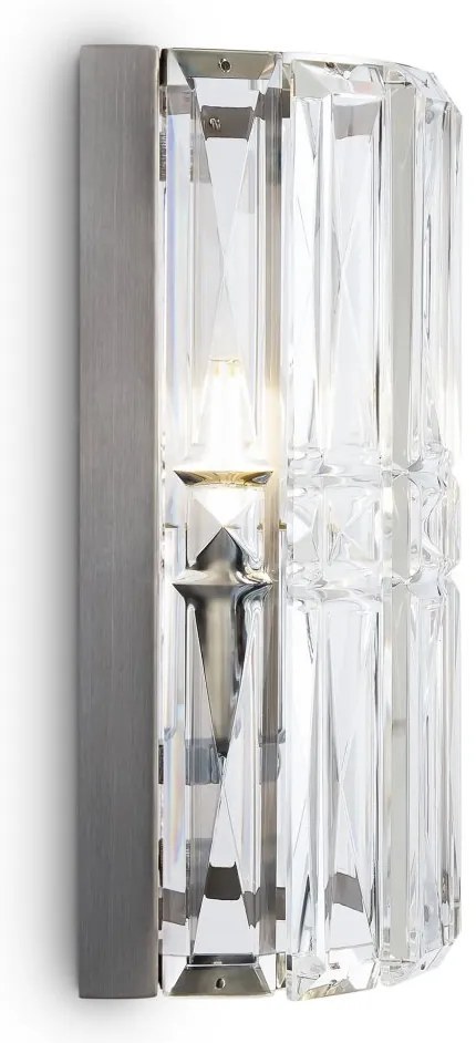 Aplica de perete design neoclasic Facet crom