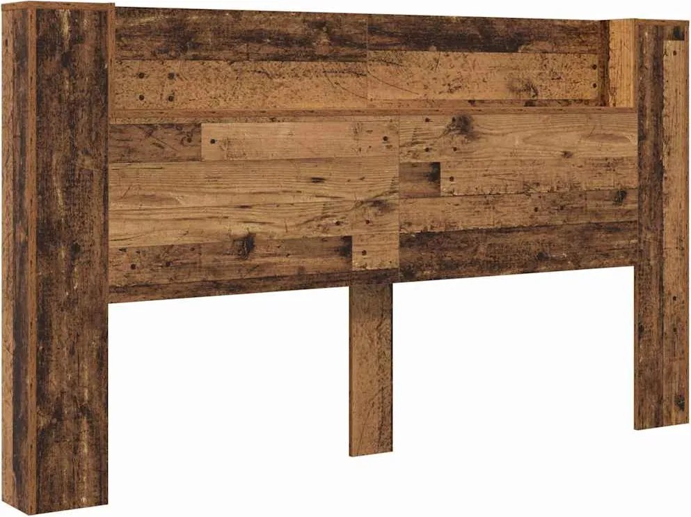 vidaXL Heaboard Lemn vechi 180 x 16,5 x 103,5 cm Lemn compozit