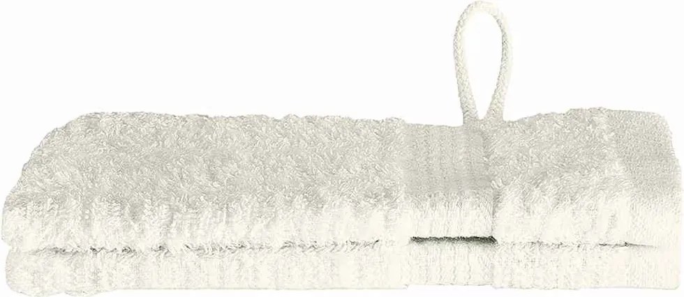 vidaXL Prosop pentru musafiri SOLUND 2 pcs Crem 15 x 21 cm 550 gsm