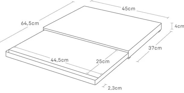 Raft suplimentar din metal Tower – YAMAZAKI