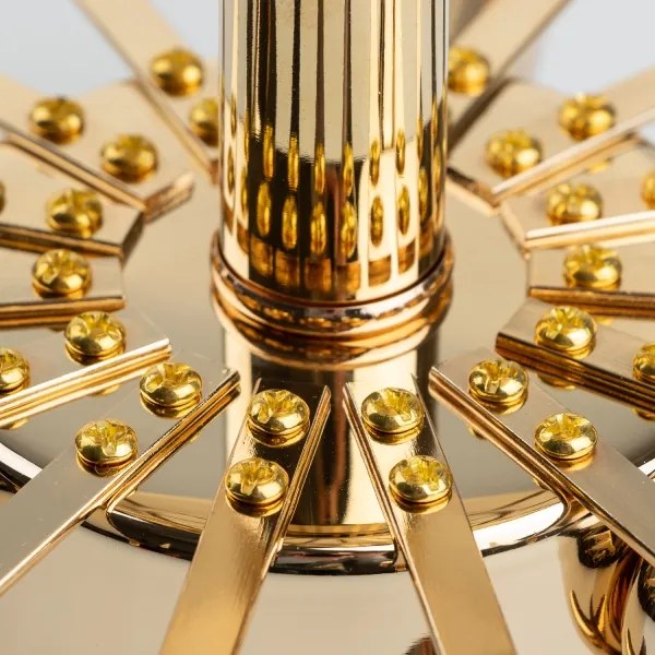 Lustră de cristal aplicată Brilagi CRYSTAL 6xE14/60W/230V auriu