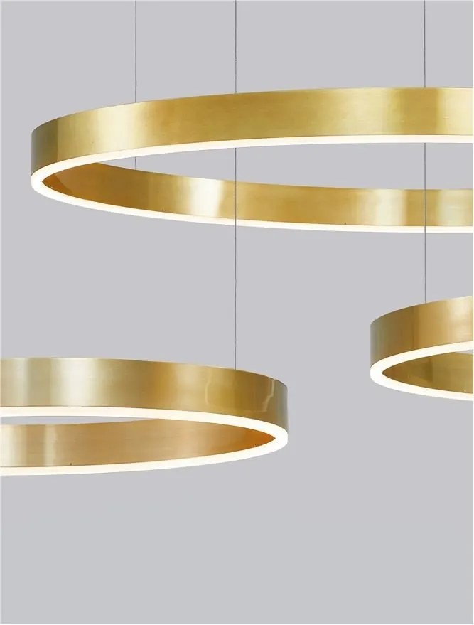 Lustra LED dimabila design circular MOTIF D-100cm