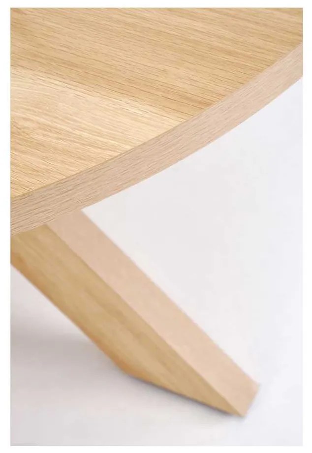 Masă de bucătărie Elmont, lemn natural
