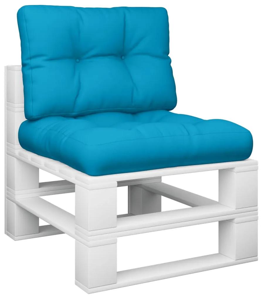 Perne canapea din paleti, 2 buc., albastru 2, Albastru, 60 x 60 x 10 cm