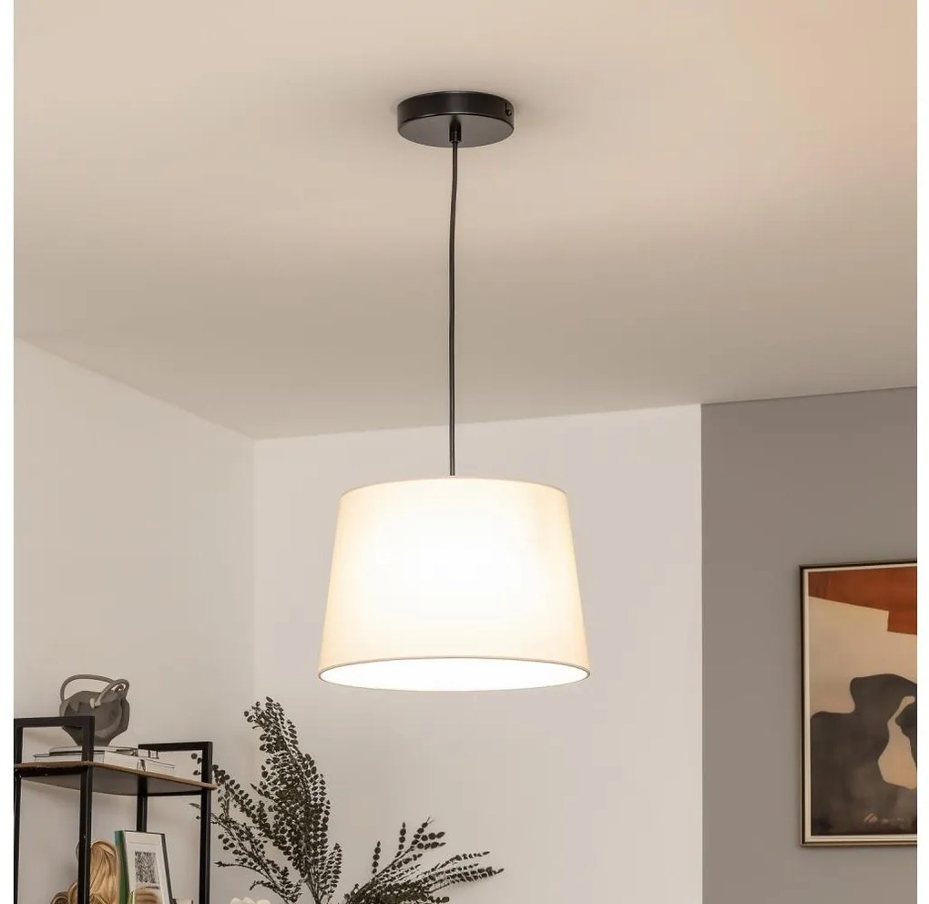 Brilagi - Lustră LED suspendată pe cablu CERIA, 1xE27/40W/230V, Ø 30 cm, bej