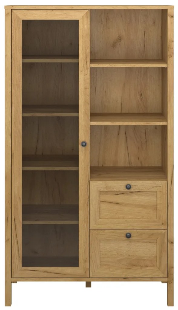 Vitrină Keira 1W2S (Stejar craft auriu). 1052997