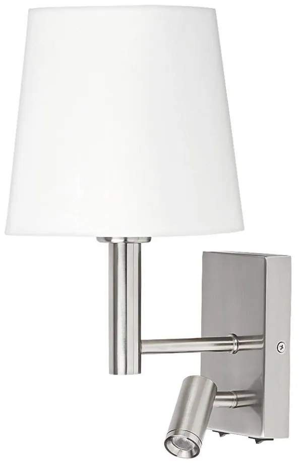 Rabalux 6539 - Aplica LED HARVEY E27/40W + LED 3W, iluminare perete