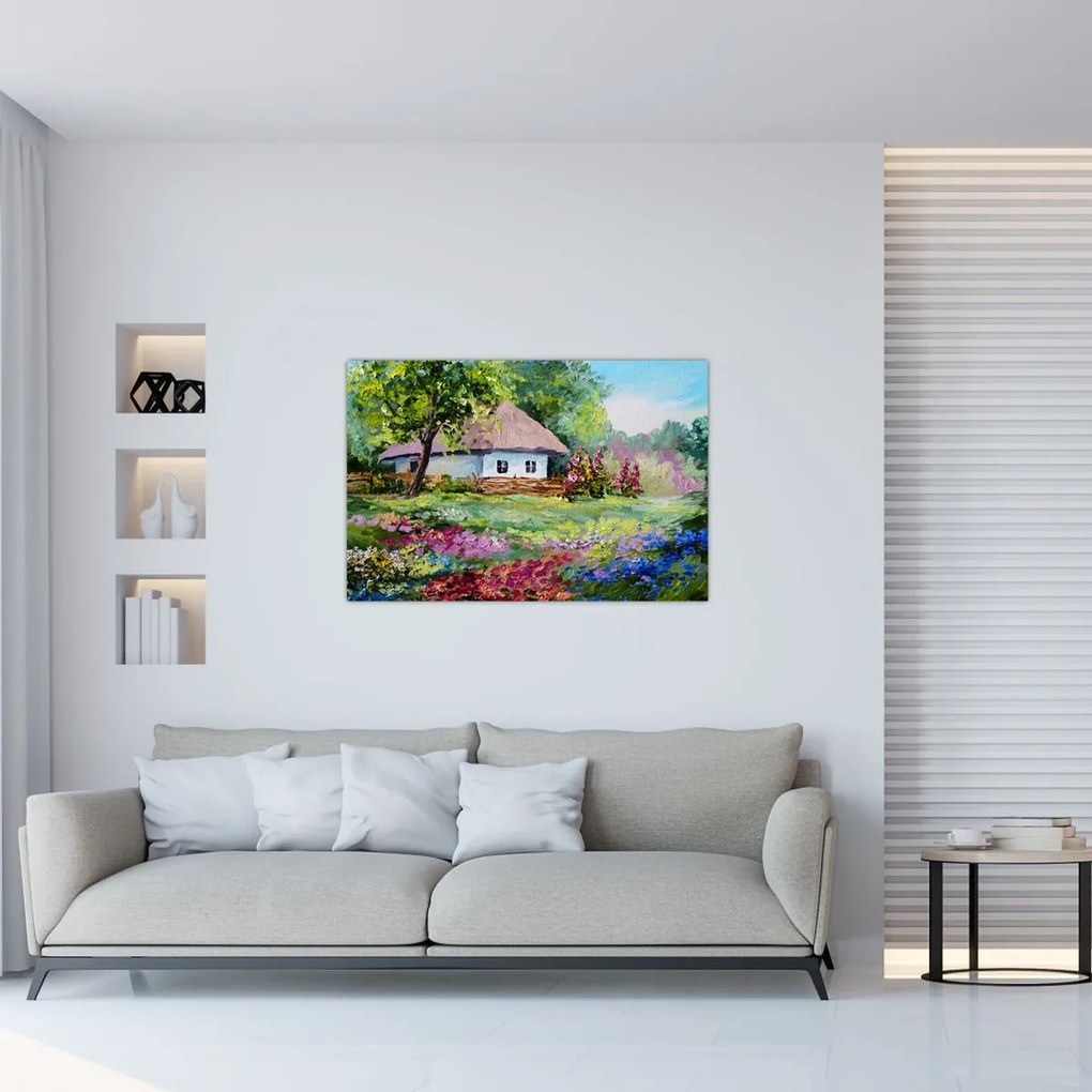 Tablou - Cabană (90x60 cm)