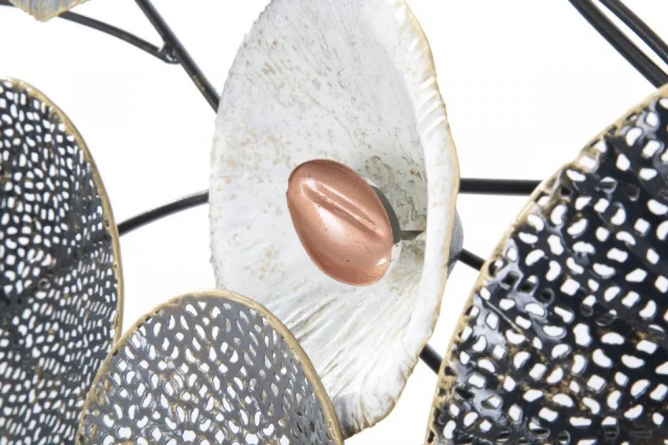 Decoratiune de perete multicolora din metal, 135x7,5x69 cm, Grid Mauro Ferretti