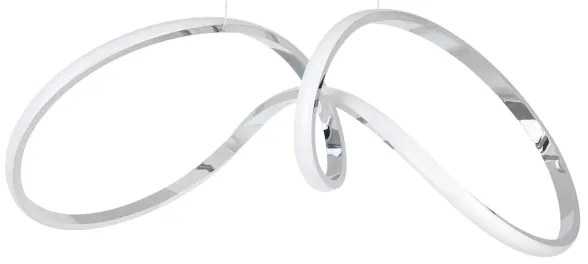 Lustră LED pe cablu TESORO LED/48W/230V crom lucios