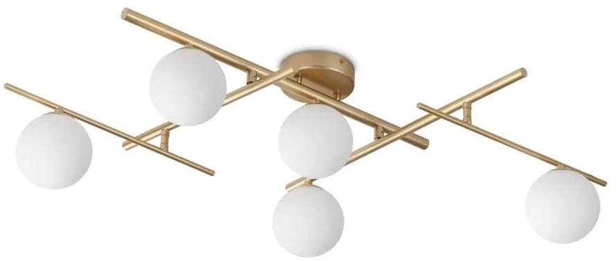 Lustra aplicata / Plafoniera moderna ajustabila Atlas pl5 aurie