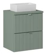 COMAD UN-GAJA35-SW 78570A(35) - Lavoar pe blat GAJA 35x22 cm alb lucios