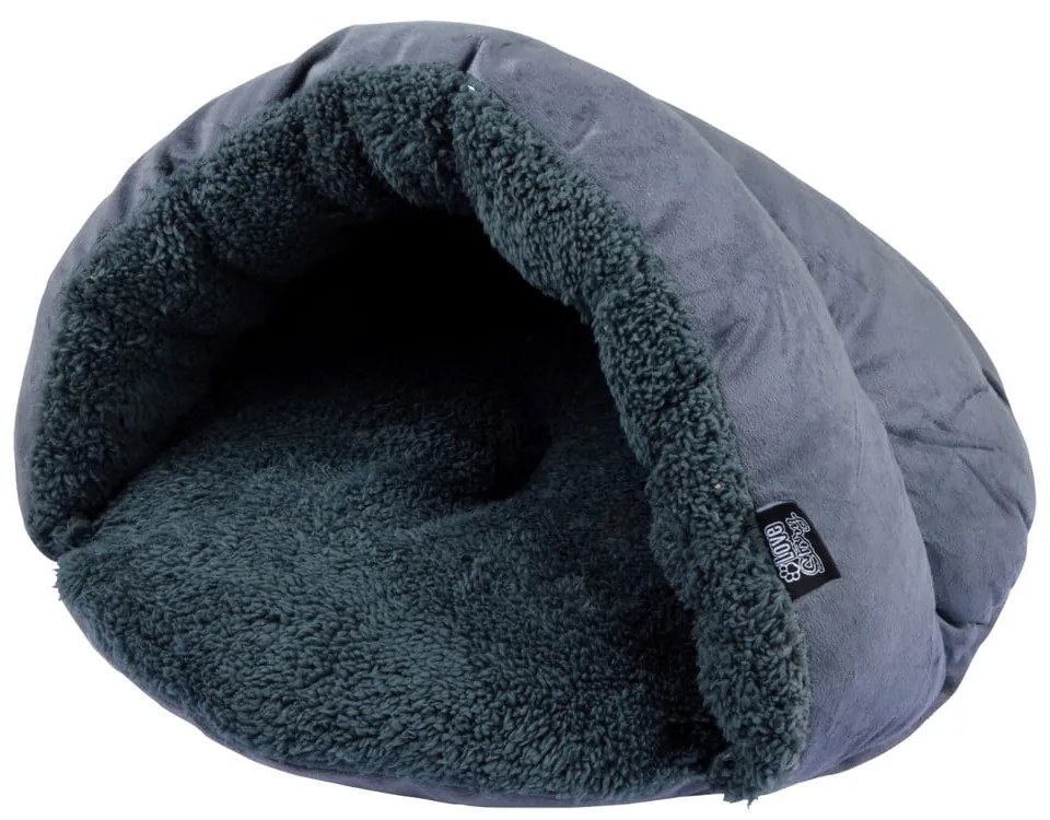 Cort animale gri închis pentru pisici 22x45 cm – Love Story