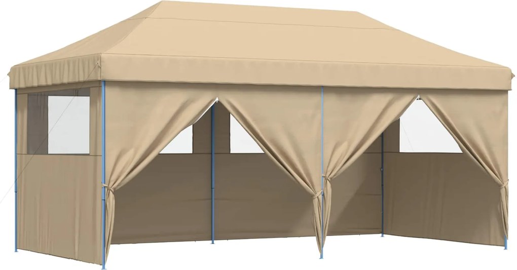 vidaXL Cort pentru Petreceri Bej 292 x 580 x 315 cm Material Oxford