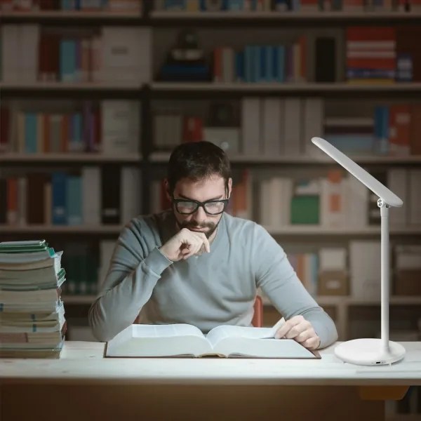 Lampă LED tactilă reîncărcabilă dimabilă de masă Aigostar LED/3W/5V 1800 mAh