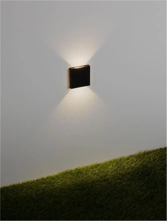 Spot LED incastrat iluminat exterior ambiental IP67 IKO negru