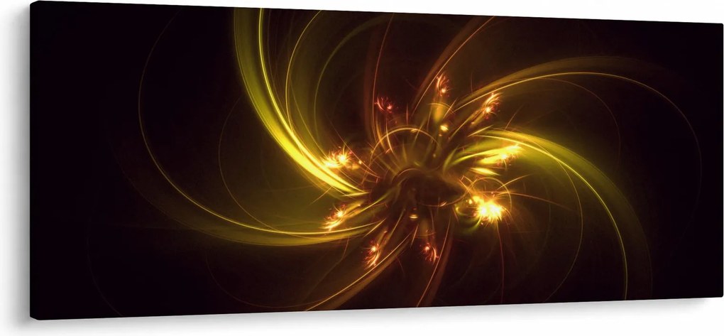 Tablou - abstracție cu elice (120x50 cm)