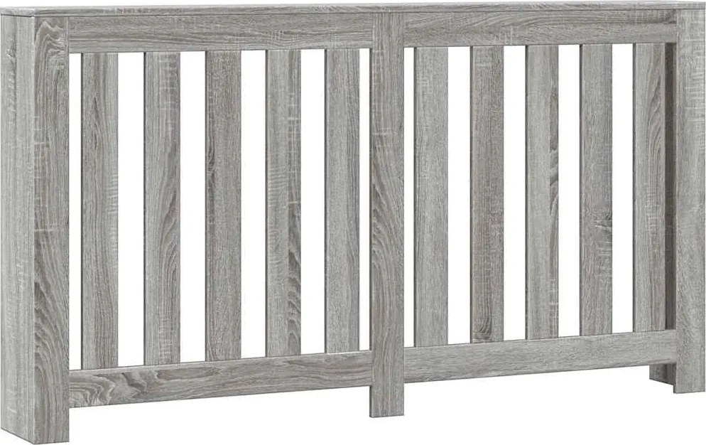 vidaXL Mască pentru calorifer gri sonoma 149x20x82 cm lemn prelucrat