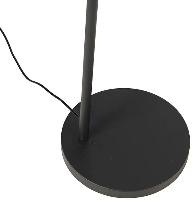 Lampă arc modernă neagră cu auriu - Arc Basic