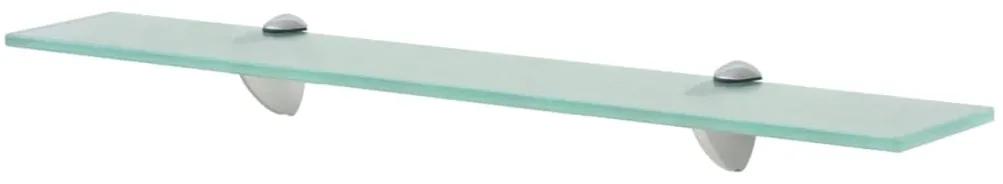 Rafturi suspendate, 2 buc., 60 x 10 cm, sticla, 8 mm 2, Transparent, 60 x 10 cm