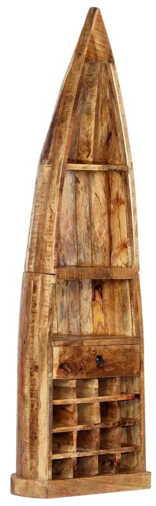 vidaXL Dulap de vinuri, 50 x 40 x 180 cm, lemn masiv de mango
