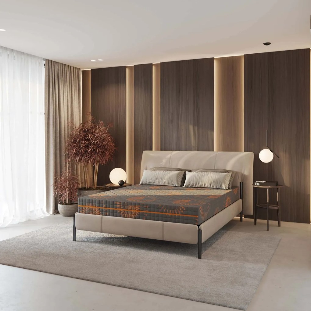 Saltea din spumă Orange Sport 180×200 cm, fermitate medie spre moale, 20 cm înălțime