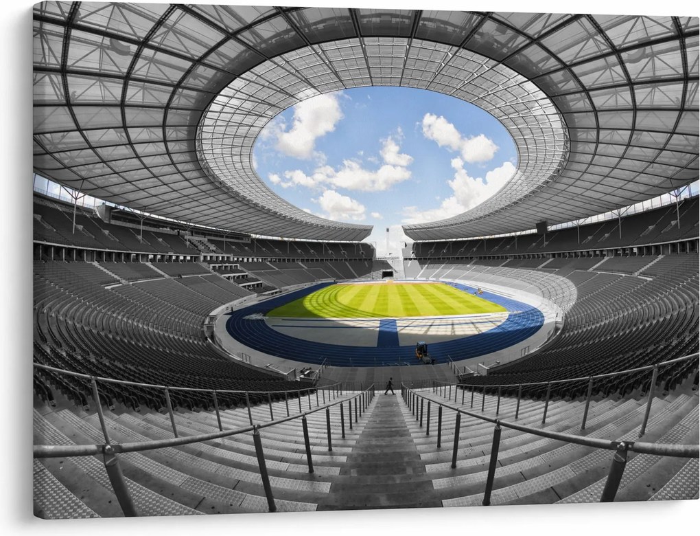 Tablou - stadionul de fodbal (70x50 cm)
