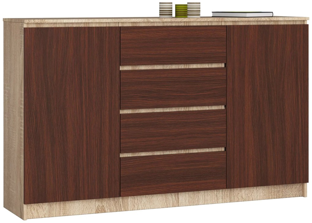 Comodă Koa (Stejar sonoma + wenge). 1069402