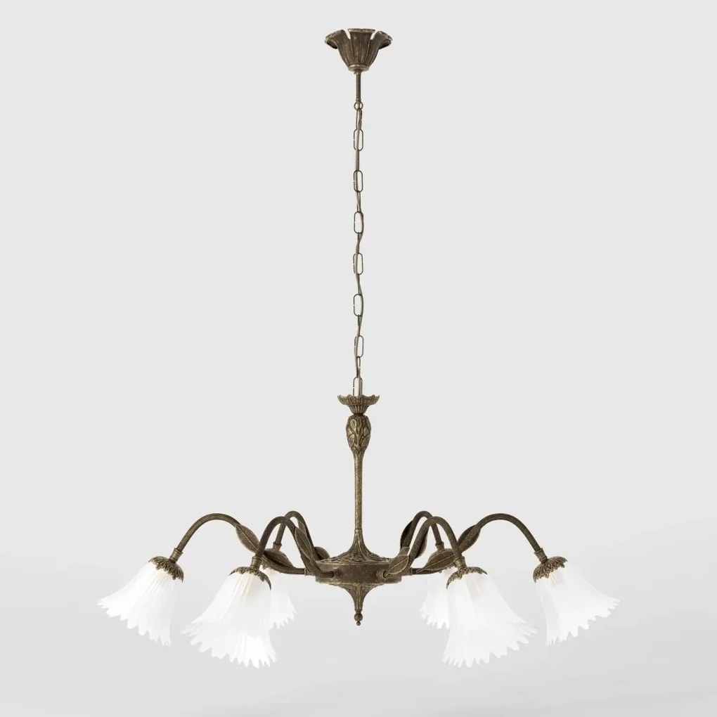 Candelabru din alama cu detalii gravate Dalida