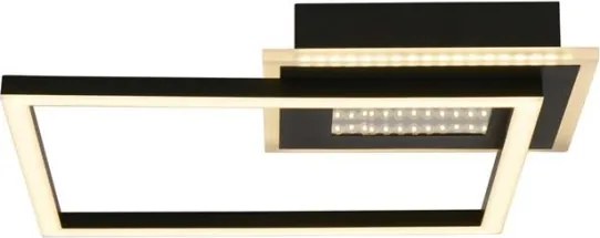 Searchlight 44250BK - Plafonieră LED reglabilă QUADRATE LED/24W/230V 36x36 cm