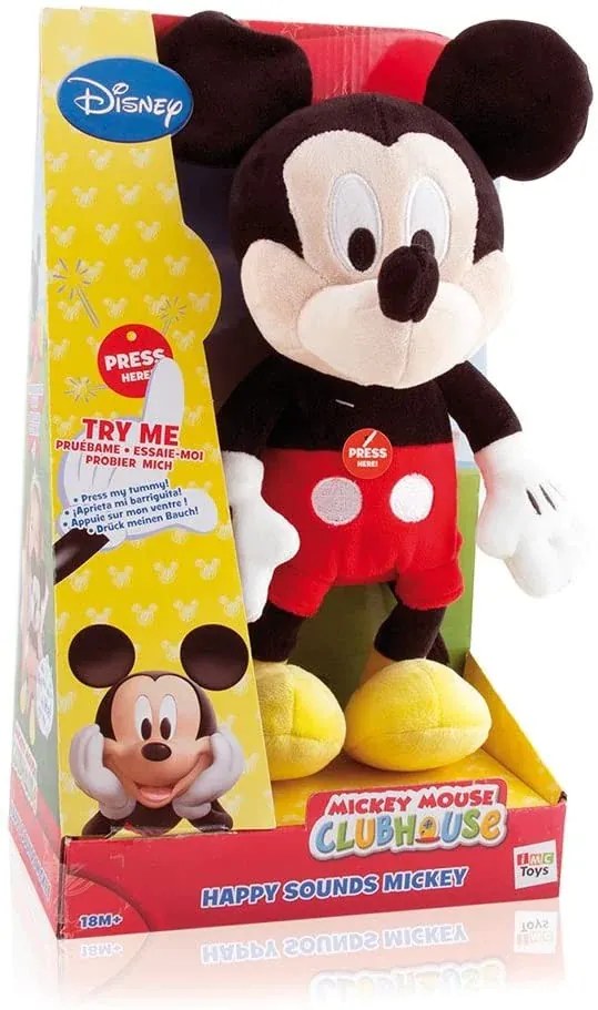 Mickey Mouse cu functii,jucarie de plus Disney