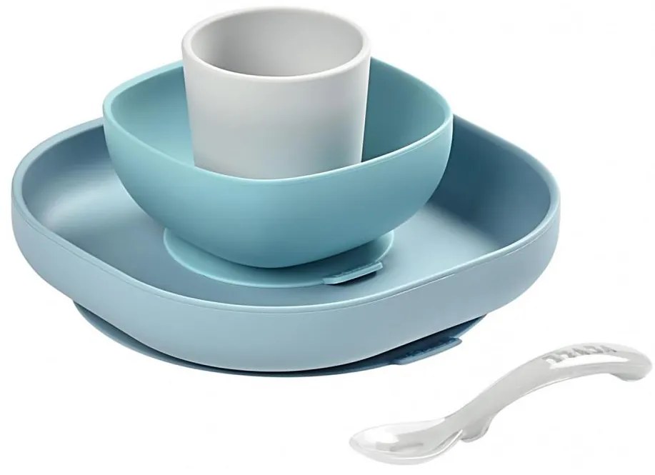 Beaba - Set de masă pentru copii Jungle, 4 piese