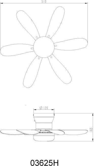 Lustra LED cu Ventilator si telecomanda DELORES negru/ efect de lemn