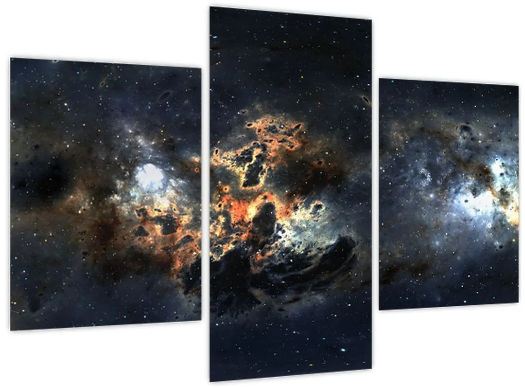 Tablou - Universul cu Nebula (90x60 cm)