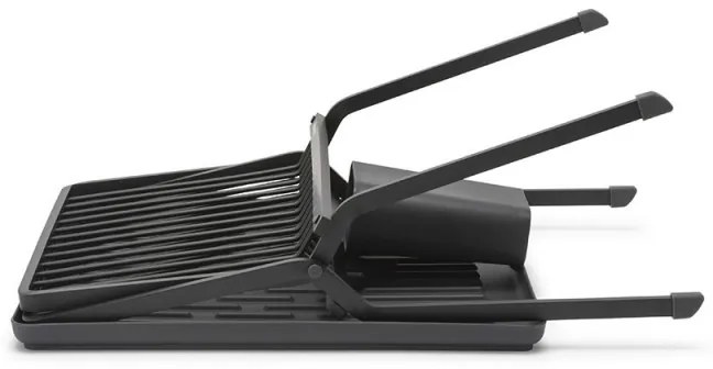 Uscator de vase pliabil Brabantia SinkSide 1004153, Suport pentru ustensile, Rezistent la coroziune, Gri inchis