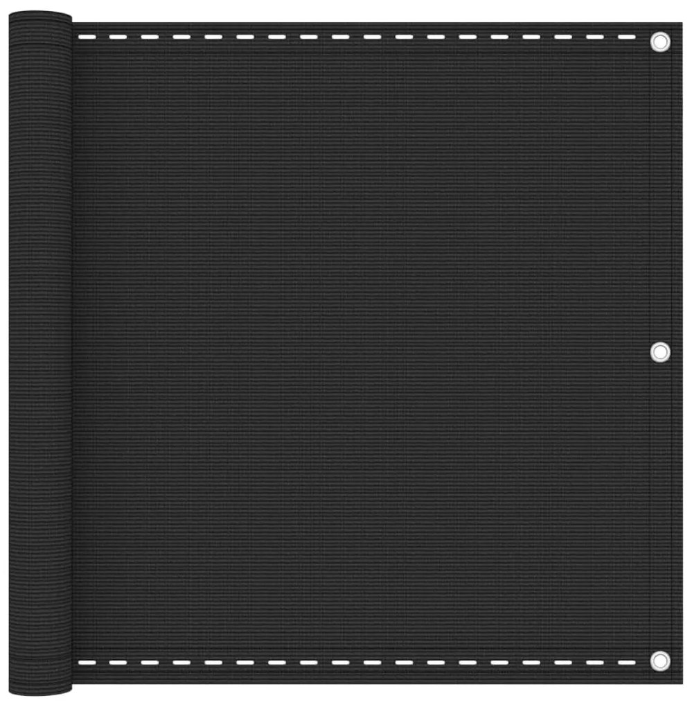 vidaXL Prelată pentru balcon din HDPE, 90 x 600 cm, antracit