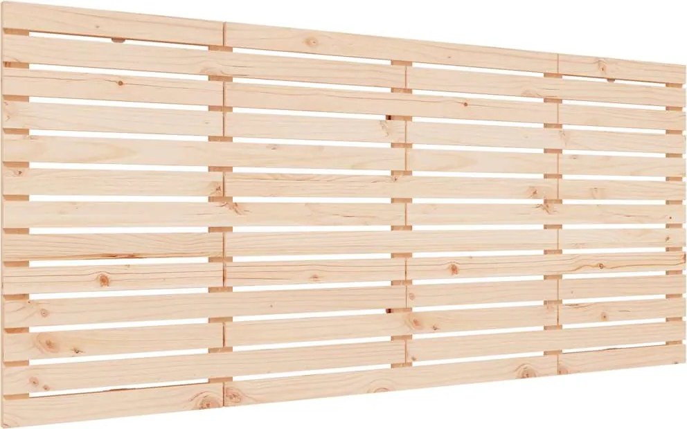 vidaXL Tăblie de pat pentru perete, 156x3x91,5 cm, lemn masiv de pin