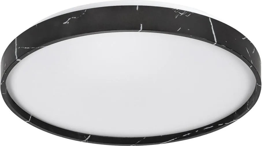 Rabalux 71517-LED Plafonieră cu dimmer TERESIA 24W/230V 3000-6500K Ø 38 cm neagră + telecomandă