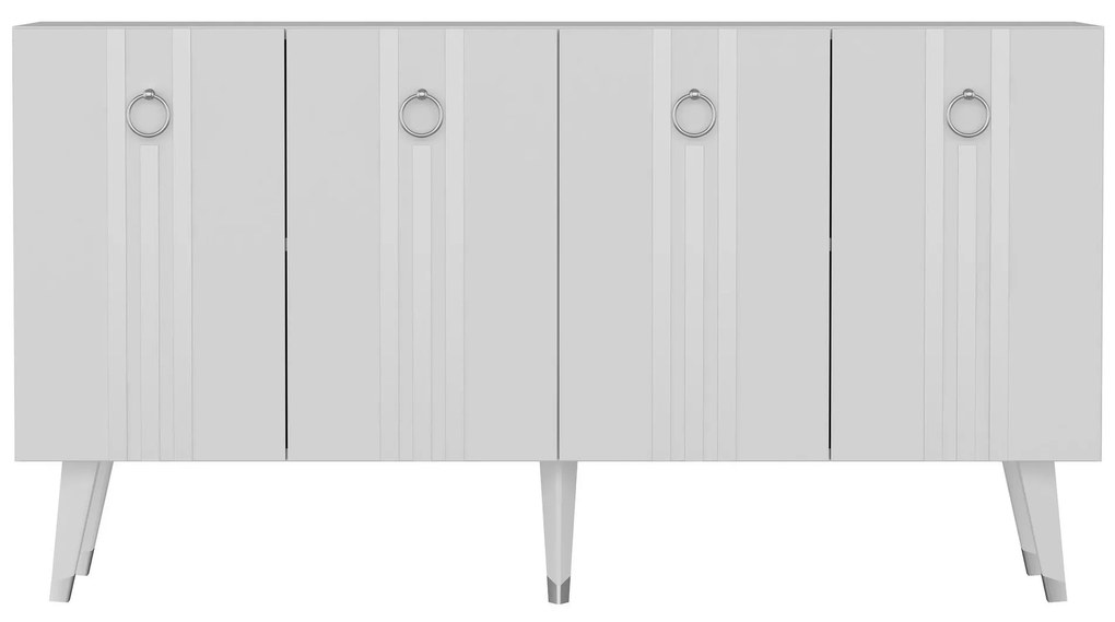 Dulap Pometu (alb + arigintiu) . 1093456